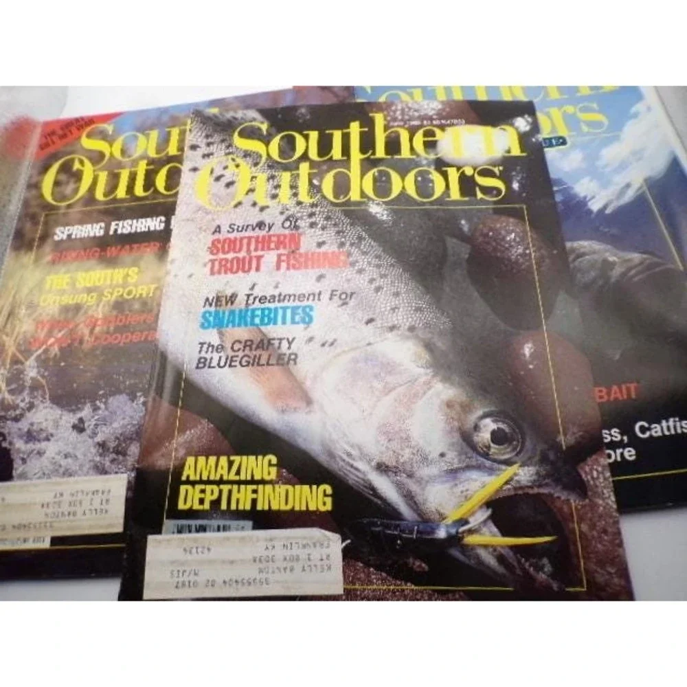Southern Outdoors 1986 Magazine Lot‎ Fishing Hunting Bass Turkey Special Issues